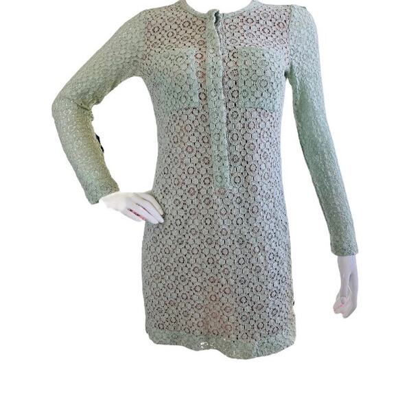 Victoria Beckham for Target Mint Green Lace Dress Small - Picture 3 of 6
